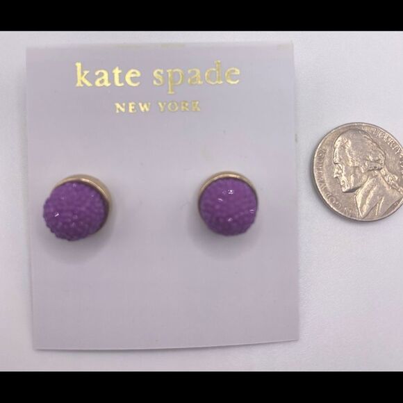 Kate Spade Purple Gumdrop Studs - Picture 4 of 4